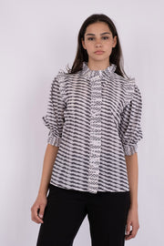 Neo Noir - Chacha Graphic Bluse