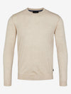 Sand - Striktrøje Beige